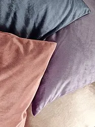 Velvet cushion cover - Marlyn (light blue)