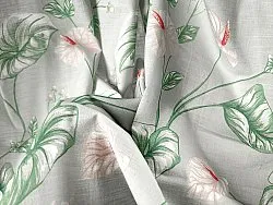 Curtains - Cotton curtain Adella (green/purple)