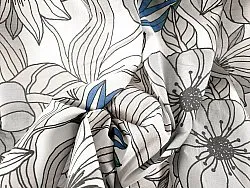 Curtains - Cotton curtain Aurelia (blue)