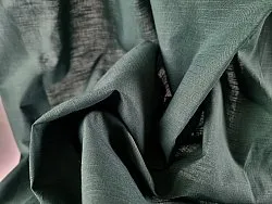 Curtains - Cotton curtain Adriana (dark green)