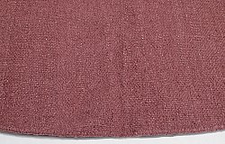 Round cotton rug - Billie (burgundy)