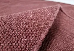 Round cotton rug - Billie (burgundy)