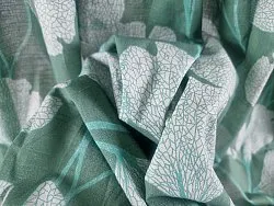 Curtains - Cotton curtain Abril (dark green)