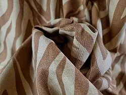 Curtains - Cotton curtain Laura (dark beige)