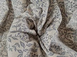 Curtains - Cotton curtain Lilja (blue)
