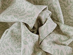 Curtains - Cotton curtain Lilja (Green)