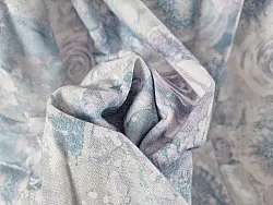 Curtains - Cotton curtain Soft (blue)
