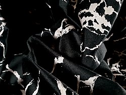 Curtains - Velvet curtains Florina (black/silver)
