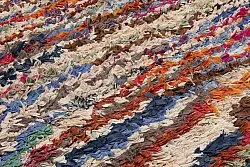 Moroccan Berber rug Boucherouite 195 x 150 cm