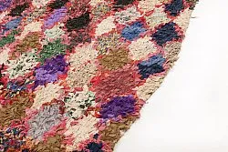 Moroccan Berber rug Boucherouite 295 x 120 cm