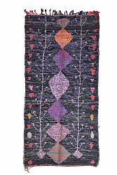Moroccan Berber rug Boucherouite 285 x 135 cm
