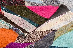 Moroccan Berber rug Boucherouite 145 x 295 cm