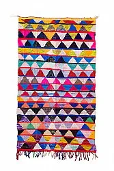 Moroccan Berber rug Boucherouite 145 x 240 cm