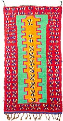 Moroccan Berber rug Boucherouite 255 x 135 cm