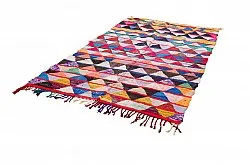 Moroccan Berber rug Boucherouite 145 x 240 cm
