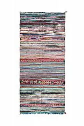 Moroccan Berber rug Boucherouite 150 x 340 cm
