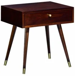Bedside Table - Prime (walnut/brass)