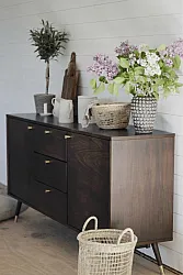 TV Stand / Dresser - Prime (walnut/brass)