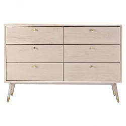Dresser - Prime - 6 lådor (white oak)