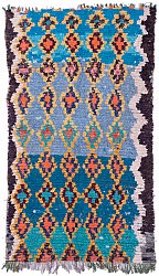 Moroccan Berber rug Boucherouite 190 x 100 cm