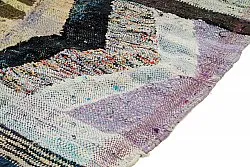 Moroccan Berber rug Boucherouite 155 x 305 cm