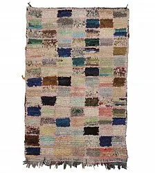 Moroccan Berber rug Boucherouite 170 x 115 cm