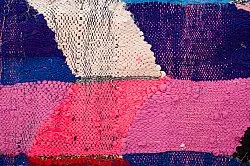 Moroccan Berber rug Boucherouite 150 x 305 cm