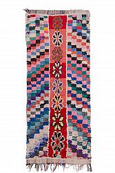 Moroccan Berber rug Boucherouite 270 x 110 cm