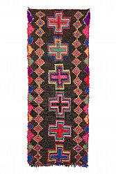 Moroccan Berber rug Boucherouite 315 x 125 cm