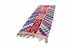 Moroccan Berber rug Boucherouite 270 x 110 cm