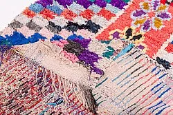 Moroccan Berber rug Boucherouite 270 x 110 cm