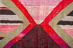 Moroccan Berber rug Boucherouite 135 x 245 cm