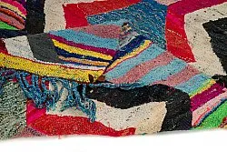 Moroccan Berber rug Boucherouite 125 x 265 cm