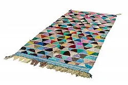 Moroccan Berber rug Boucherouite 125 x 255 cm