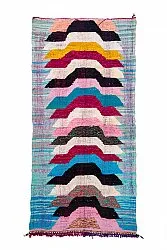 Moroccan Berber rug Boucherouite 150 x 310 cm