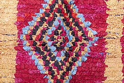 Moroccan Berber rug Boucherouite 295 x 145 cm
