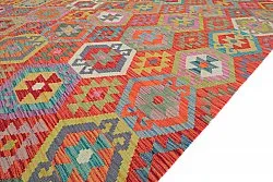 Oriental Rug - Vegi Kelim Hand Woven - 203 x 296 cm