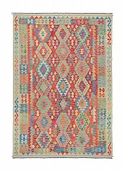 Oriental Rug - Vegi Kelim Hand Woven - 202 x 294 cm