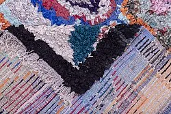 Moroccan Berber rug Boucherouite 200 x 125 cm