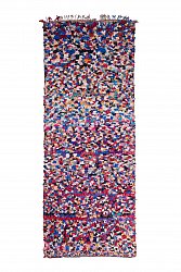 Moroccan Berber rug Boucherouite 370 x 145 cm