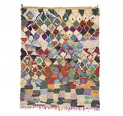 Moroccan Berber rug Boucherouite 195 x 155 cm