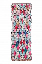 Moroccan Berber rug Boucherouite 265 x 95 cm