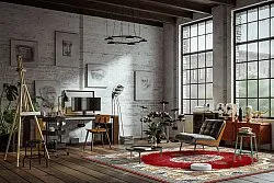 Wilton rug - Lukla (red)