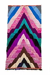 Moroccan Berber rug Boucherouite 140 x 250 cm