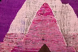 Moroccan Berber rug Boucherouite 140 x 250 cm