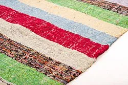 Moroccan Berber rug Boucherouite 125 x 215 cm