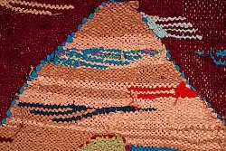 Moroccan Berber rug Boucherouite 160 x 295 cm