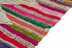 Moroccan Berber rug Boucherouite 140 x 255 cm