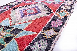 Moroccan Berber rug Boucherouite 290 x 125 cm