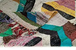 Moroccan Berber rug Boucherouite 135 x 245 cm